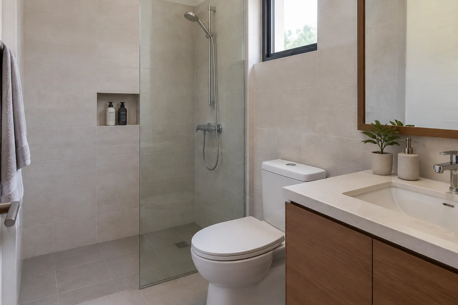 Kamar mandi selesai.