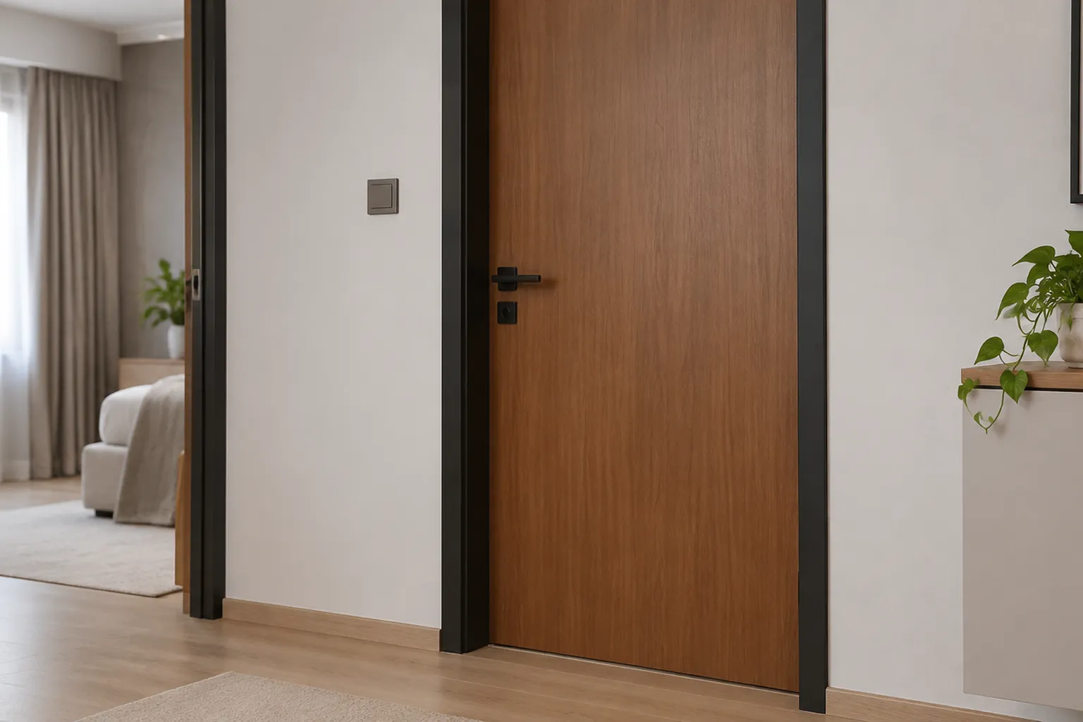 Pintu interior biasa.