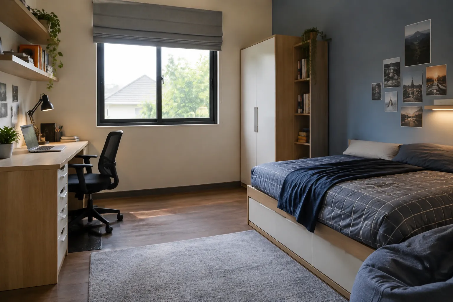 Kamar tertata.