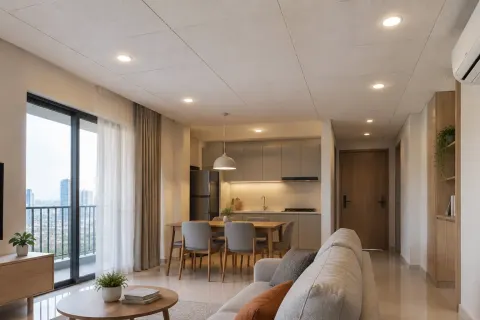 Plafon apartemen.