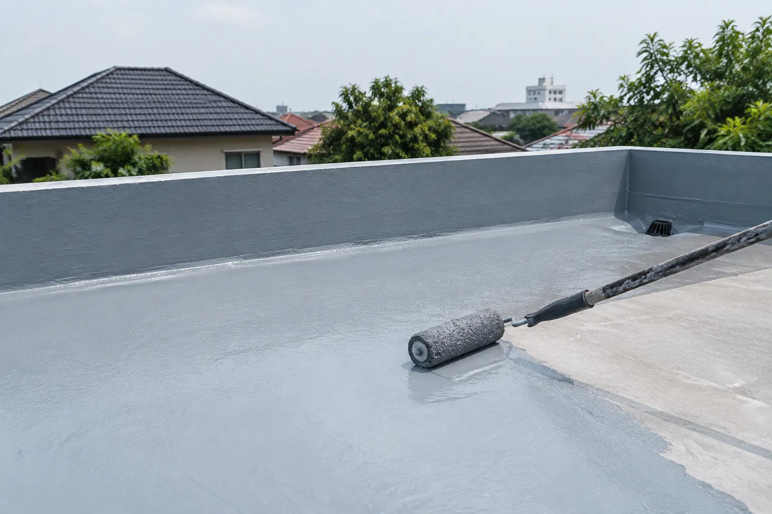 Pelapisan dak.