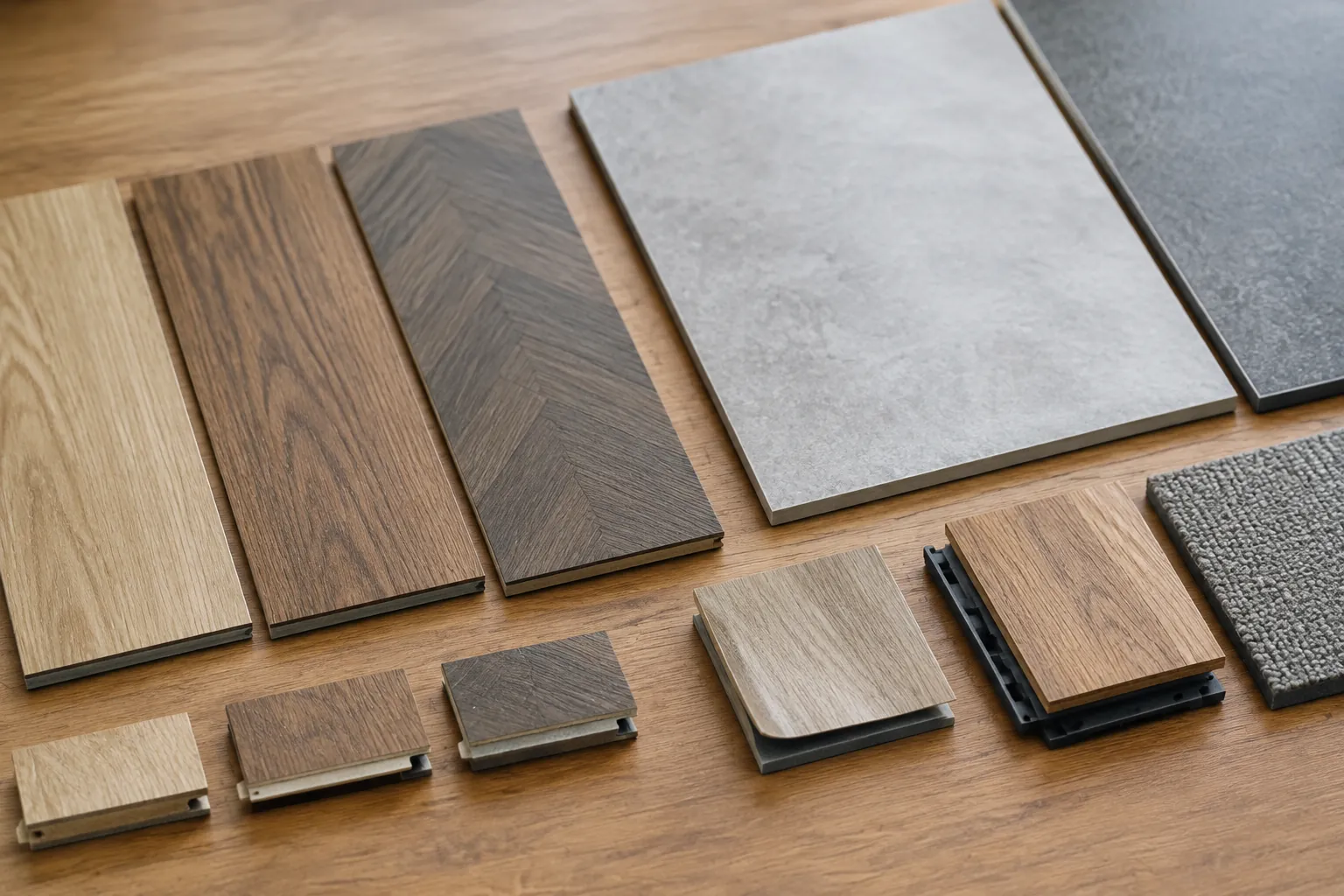 Pilihan warna dan tekstur material lantai