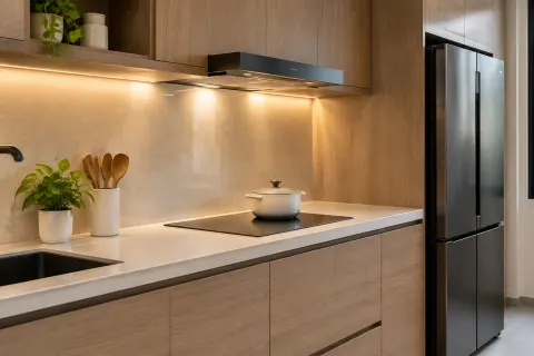Dapur biasa.