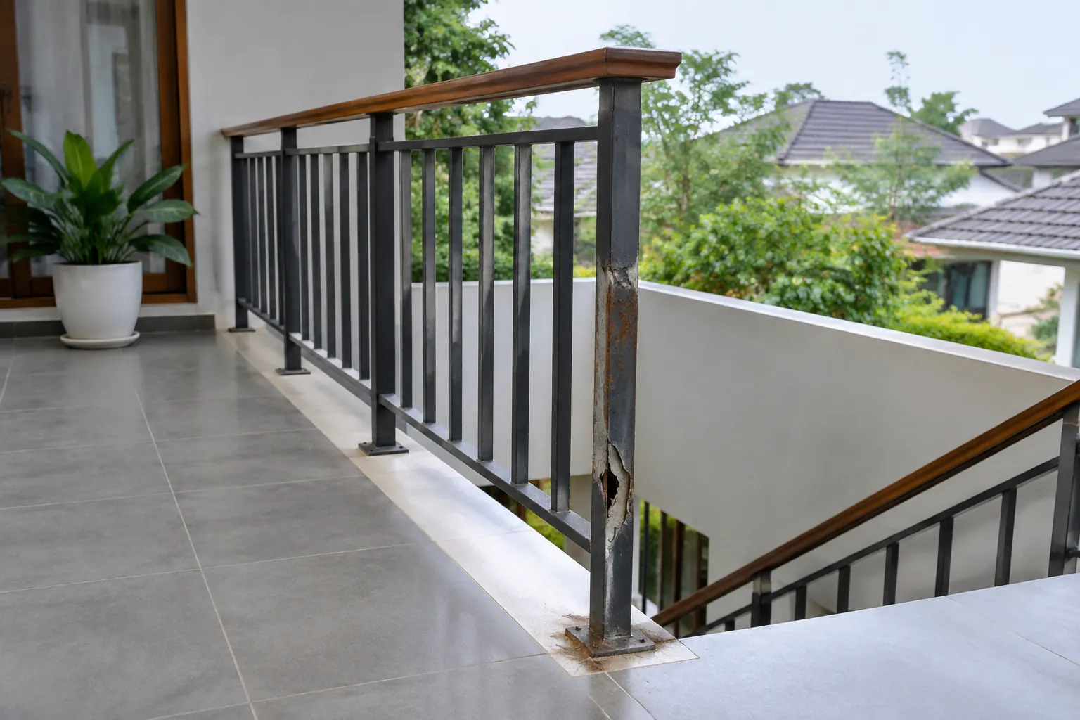 Gambar ilustratif pendamping artikel Mengganti Railing Rusak: Amankan Tepi sebelum Membongkar.