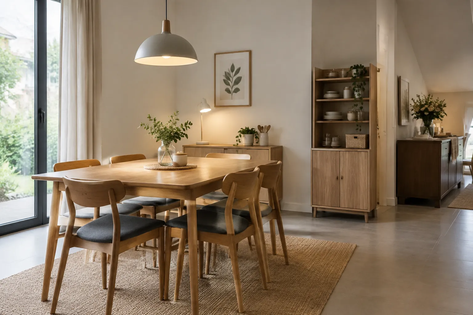 Pembelian furnitur secara bertahap.