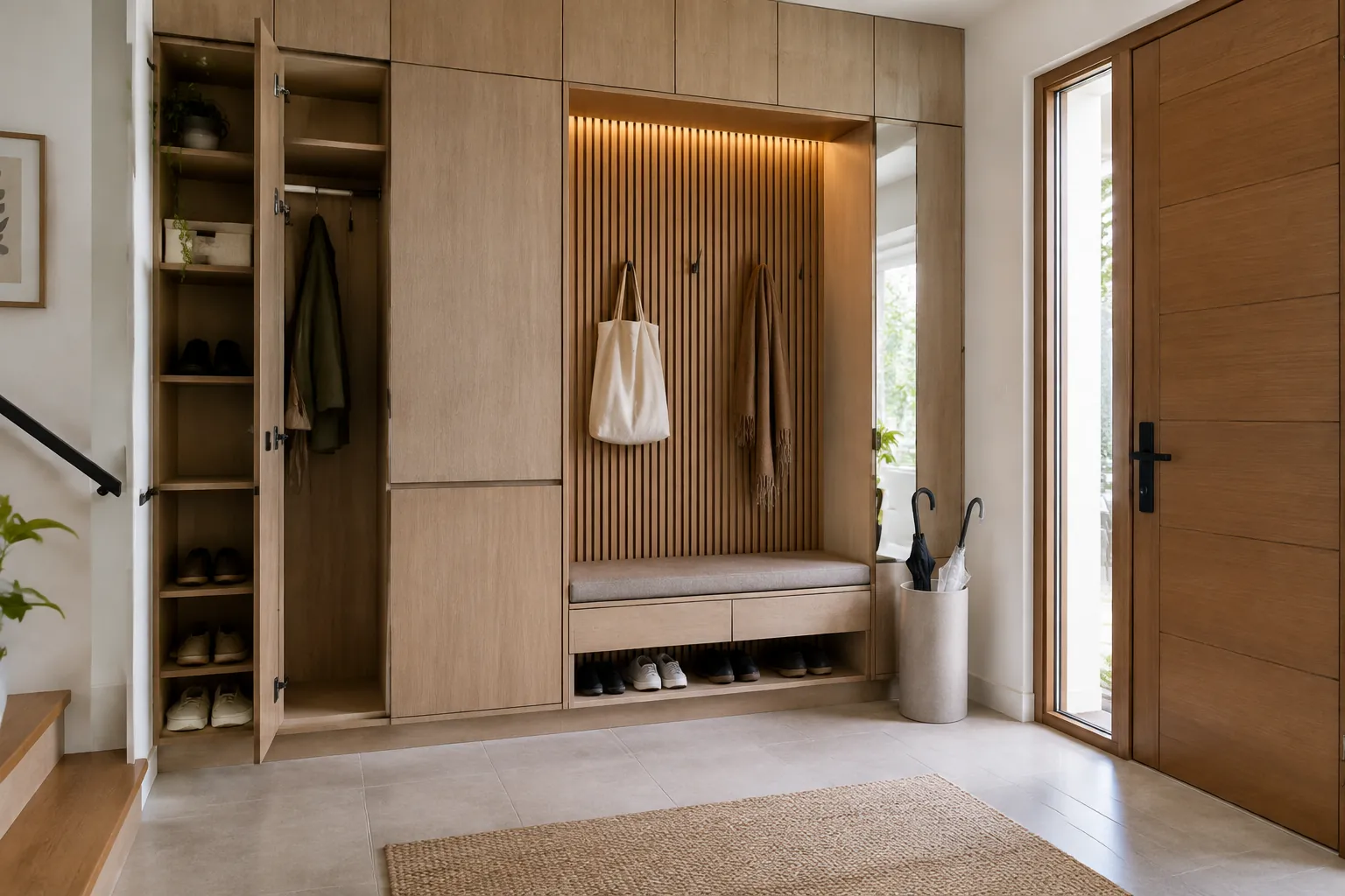 Kabinet foyer jadi.