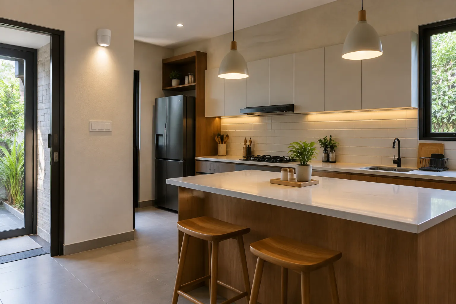 Dapur umum.