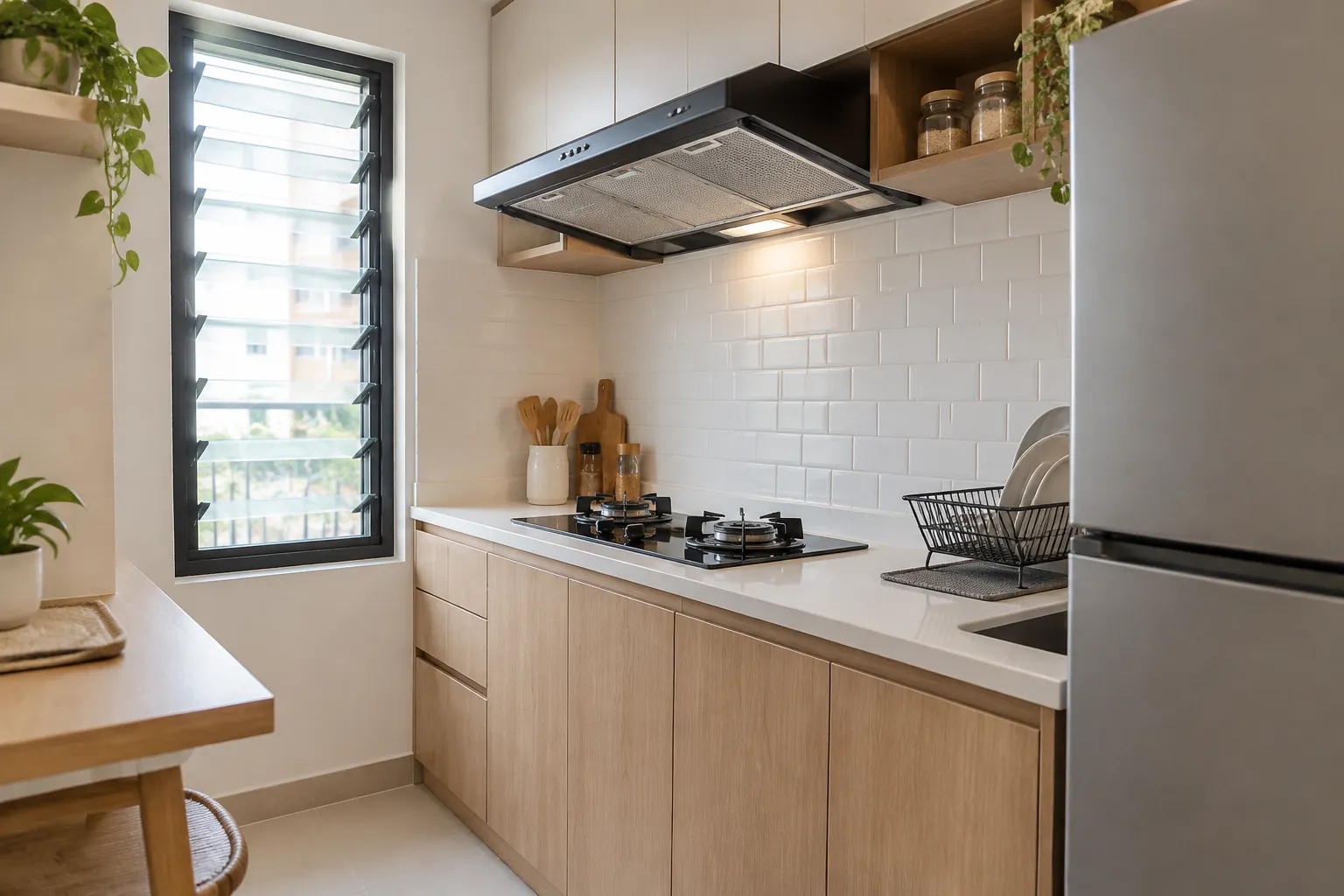 Hood di dapur.