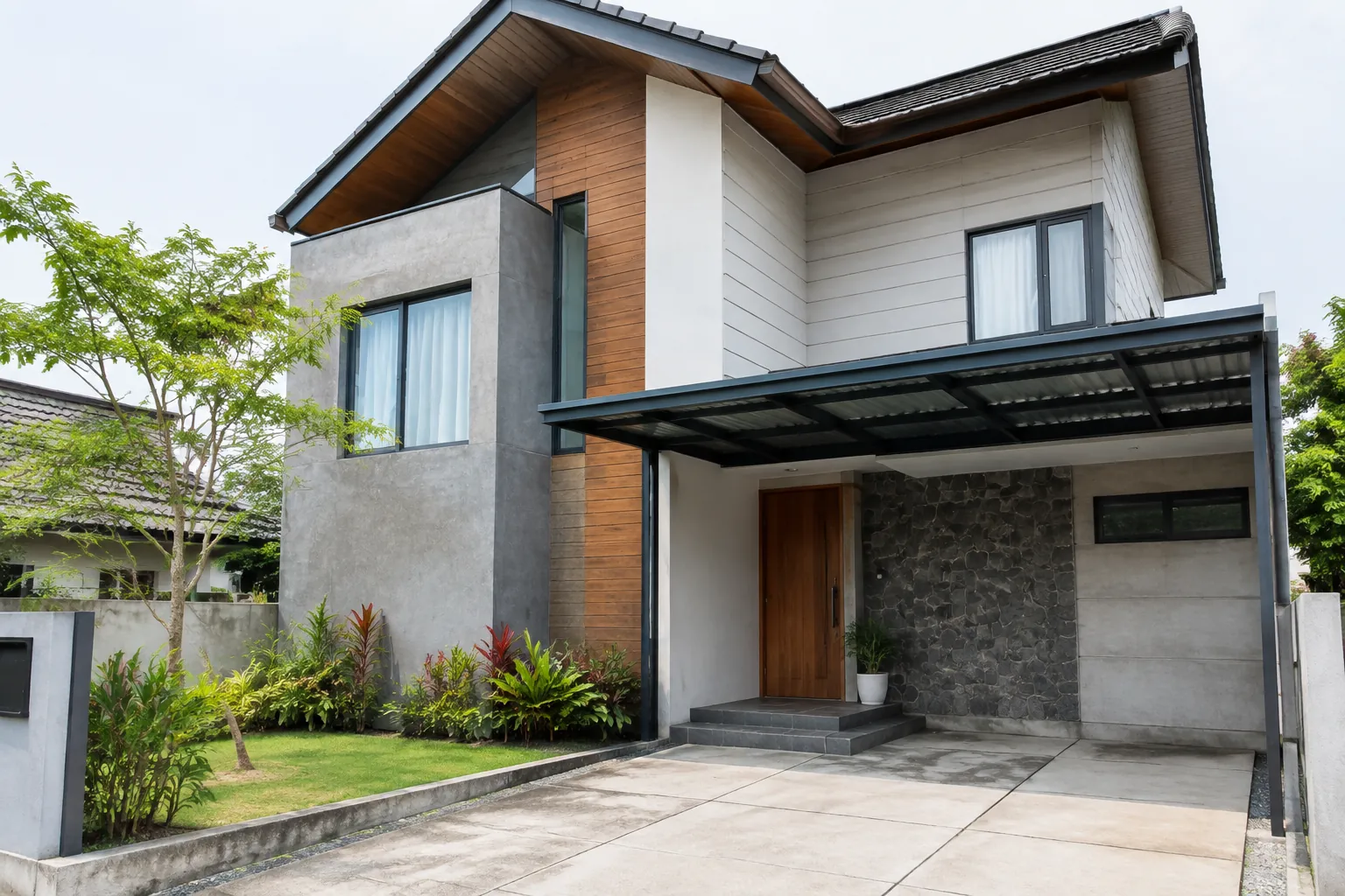 Tampak luar rumah.