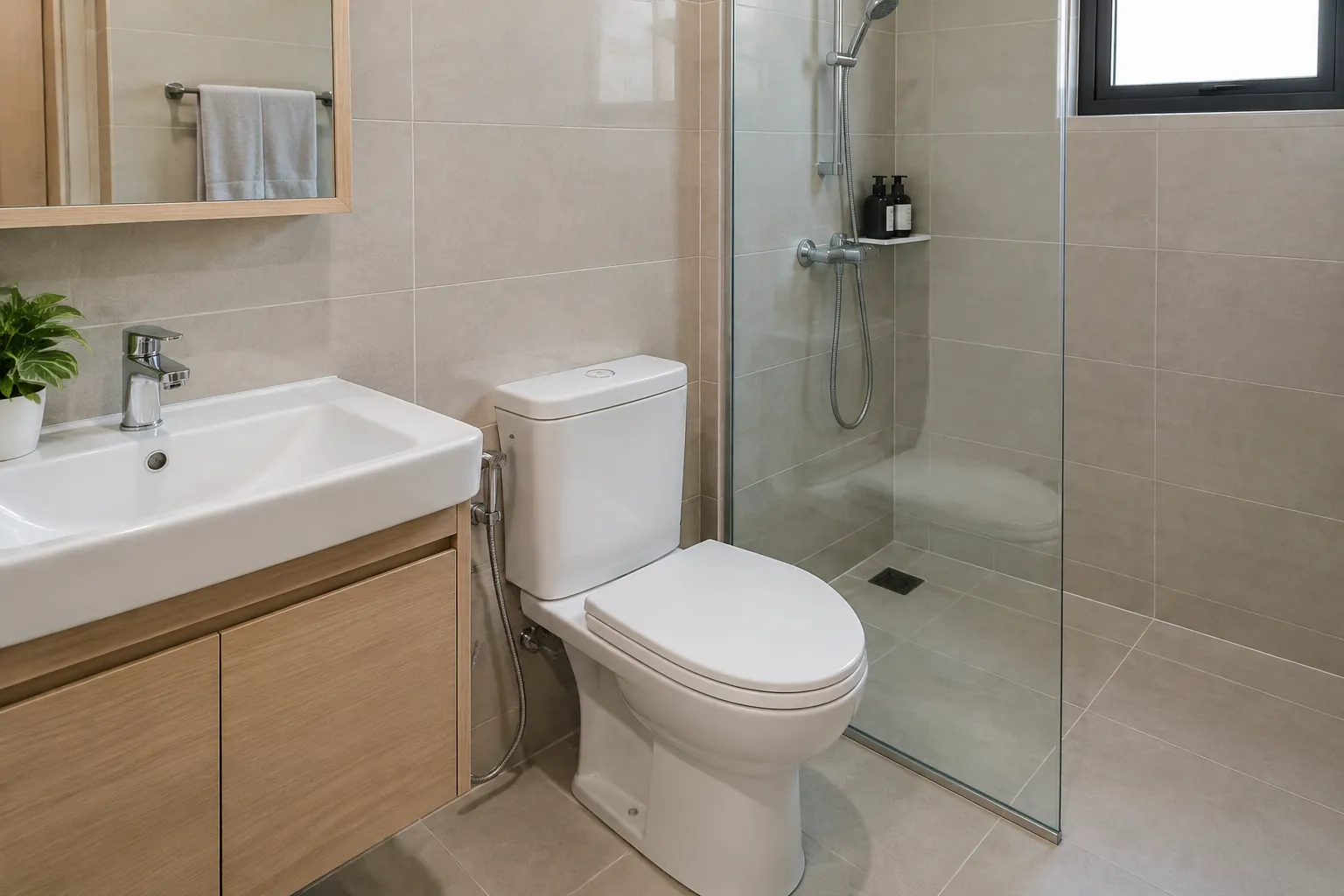 Kamar mandi umum.
