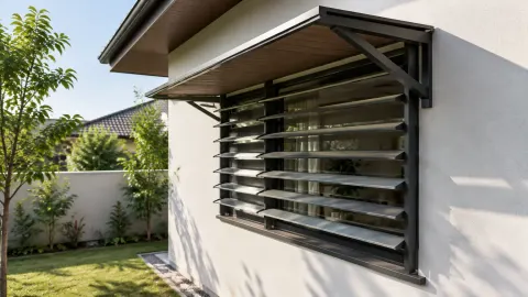 Kisi penghawaan pasif pada dinding luar