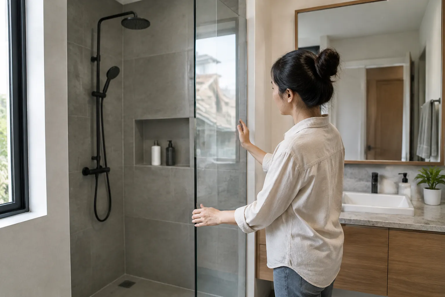 Area shower.