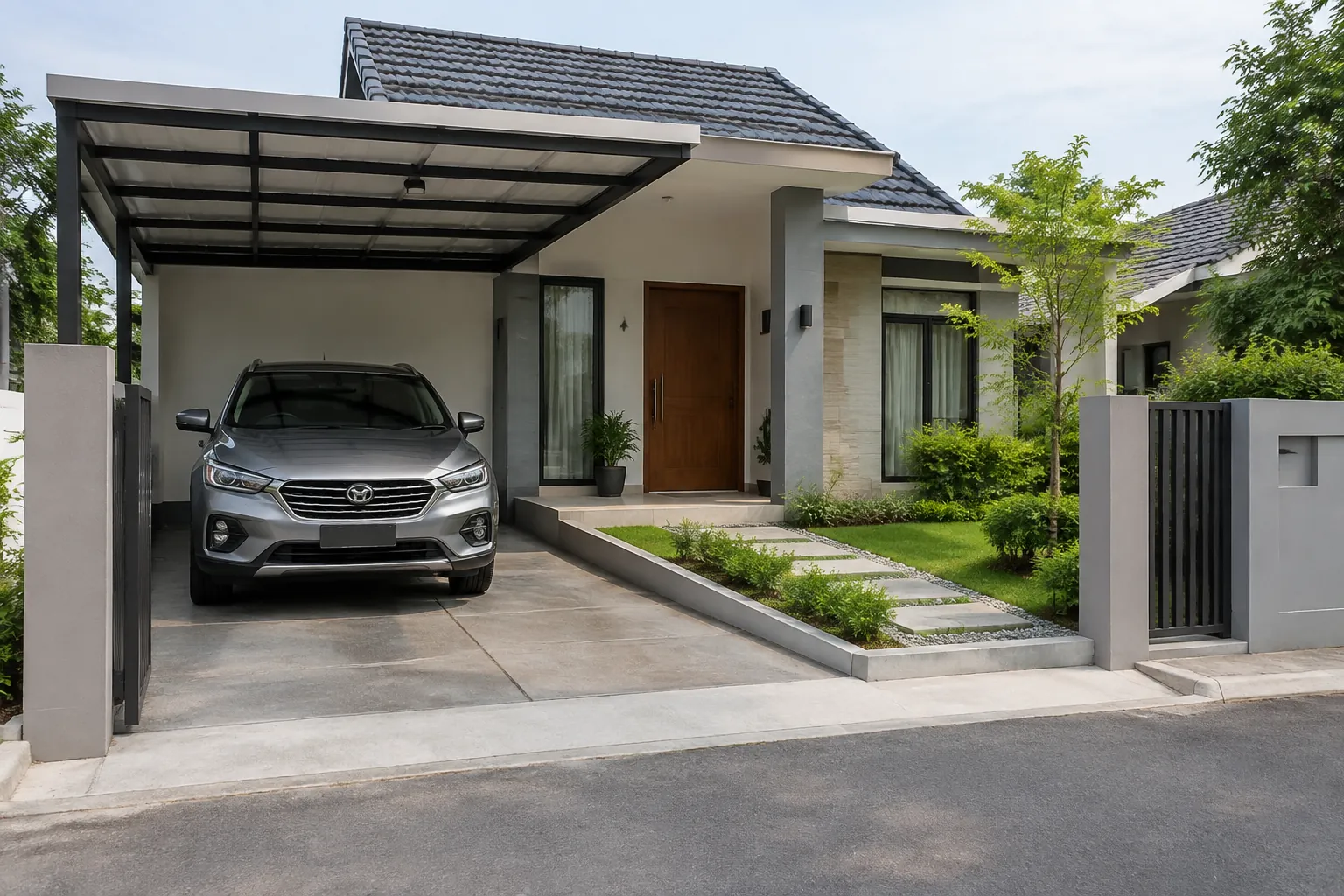 Tipe dan luas rumah.