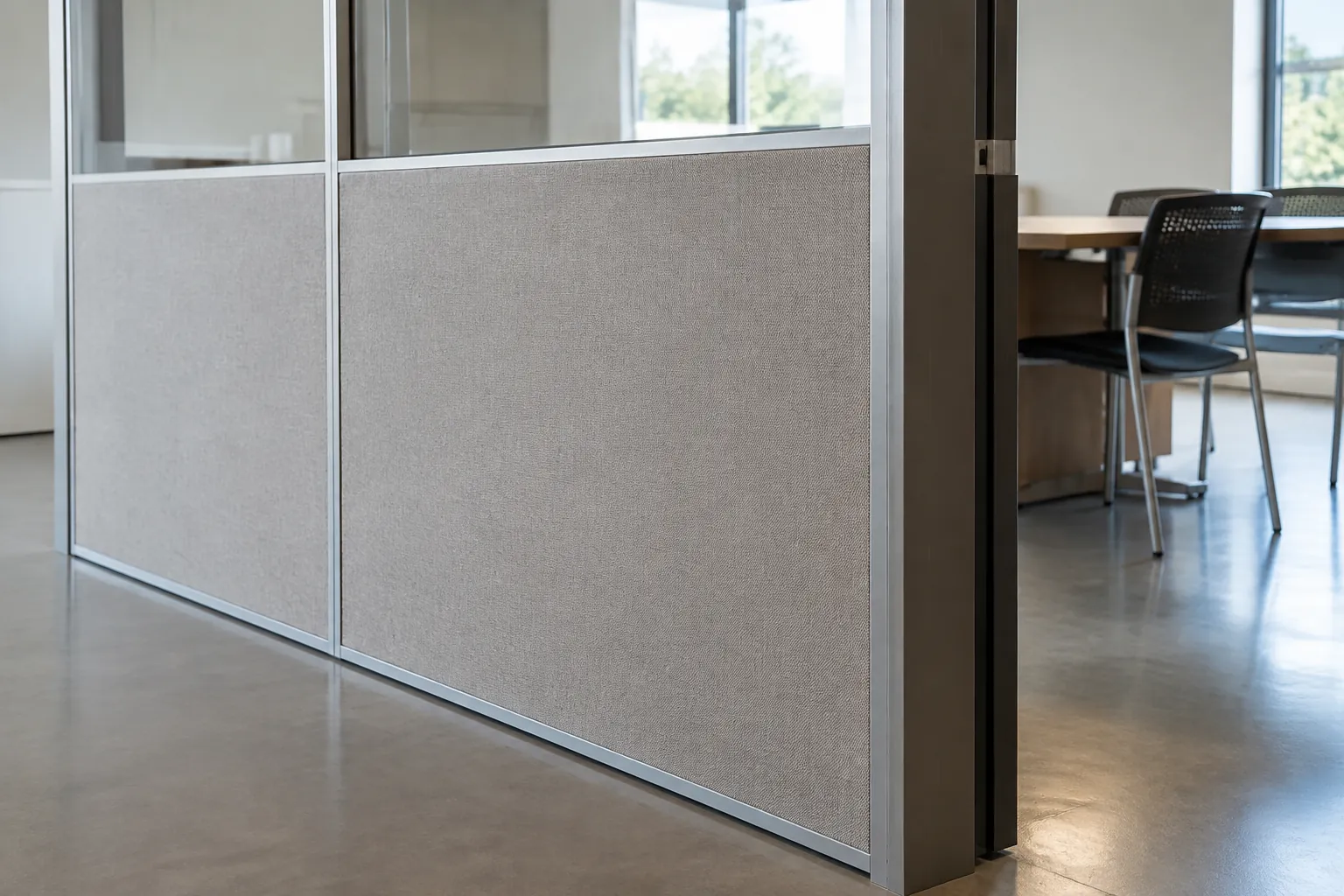 Panel kantor biasa.