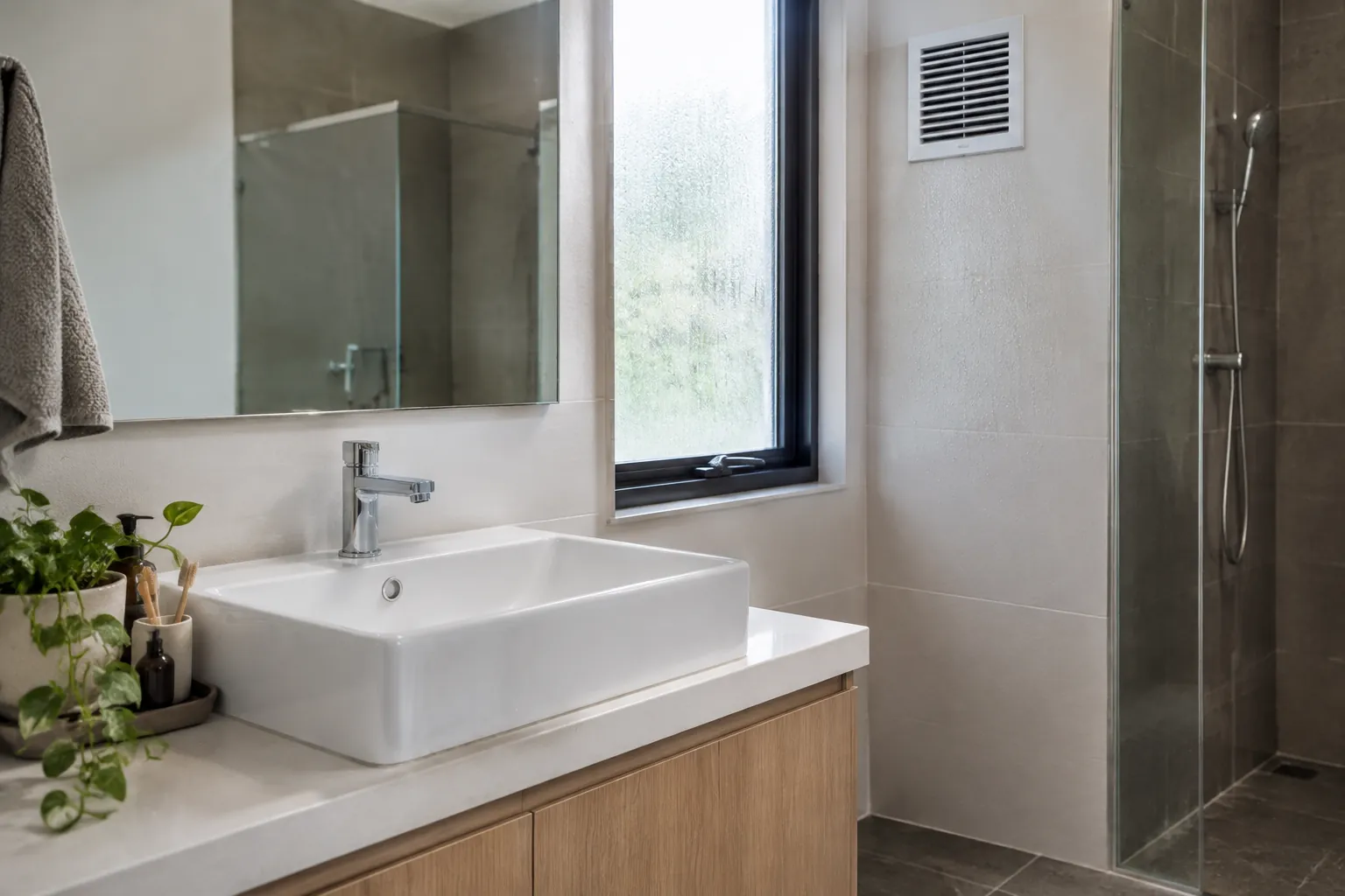 Kamar mandi.