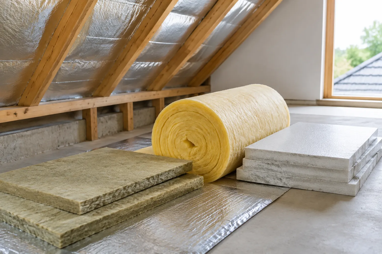 Aneka material insulasi.