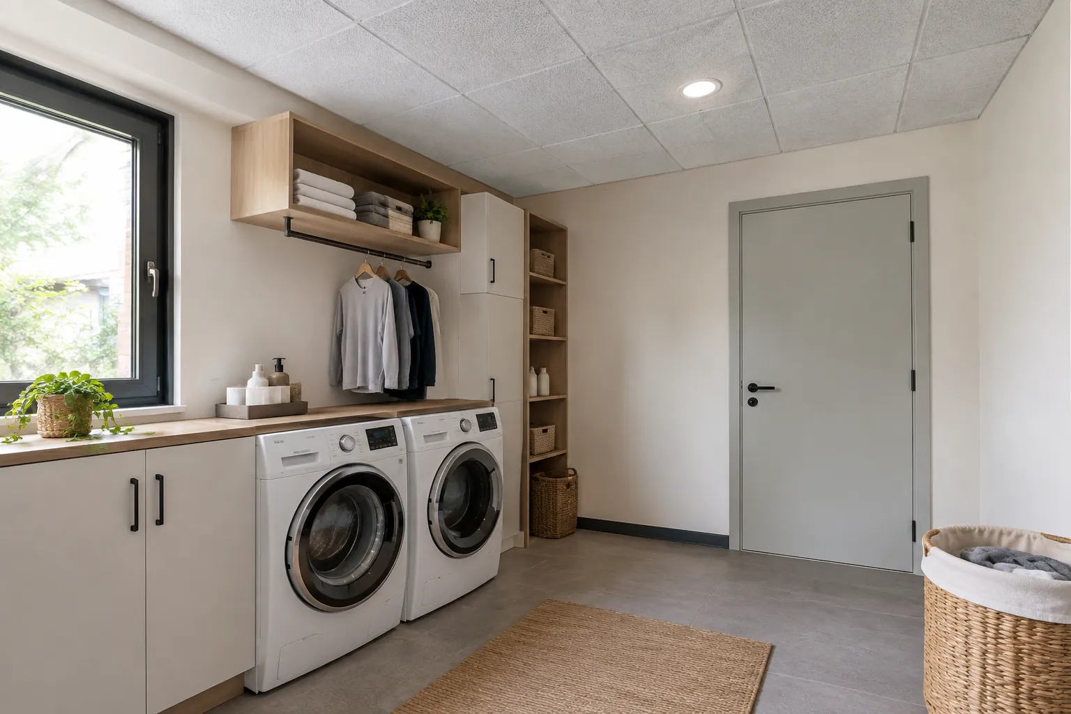 Plafon laundry.