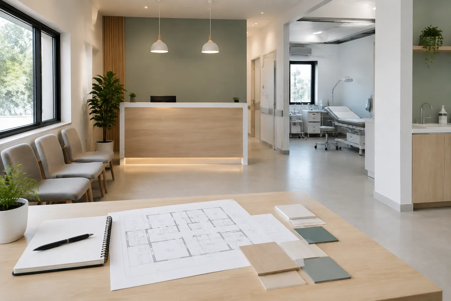 Dan sampel fit-out.