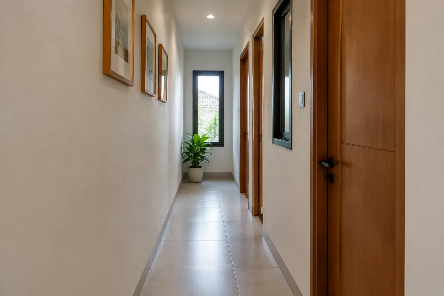 Lorong kosong.