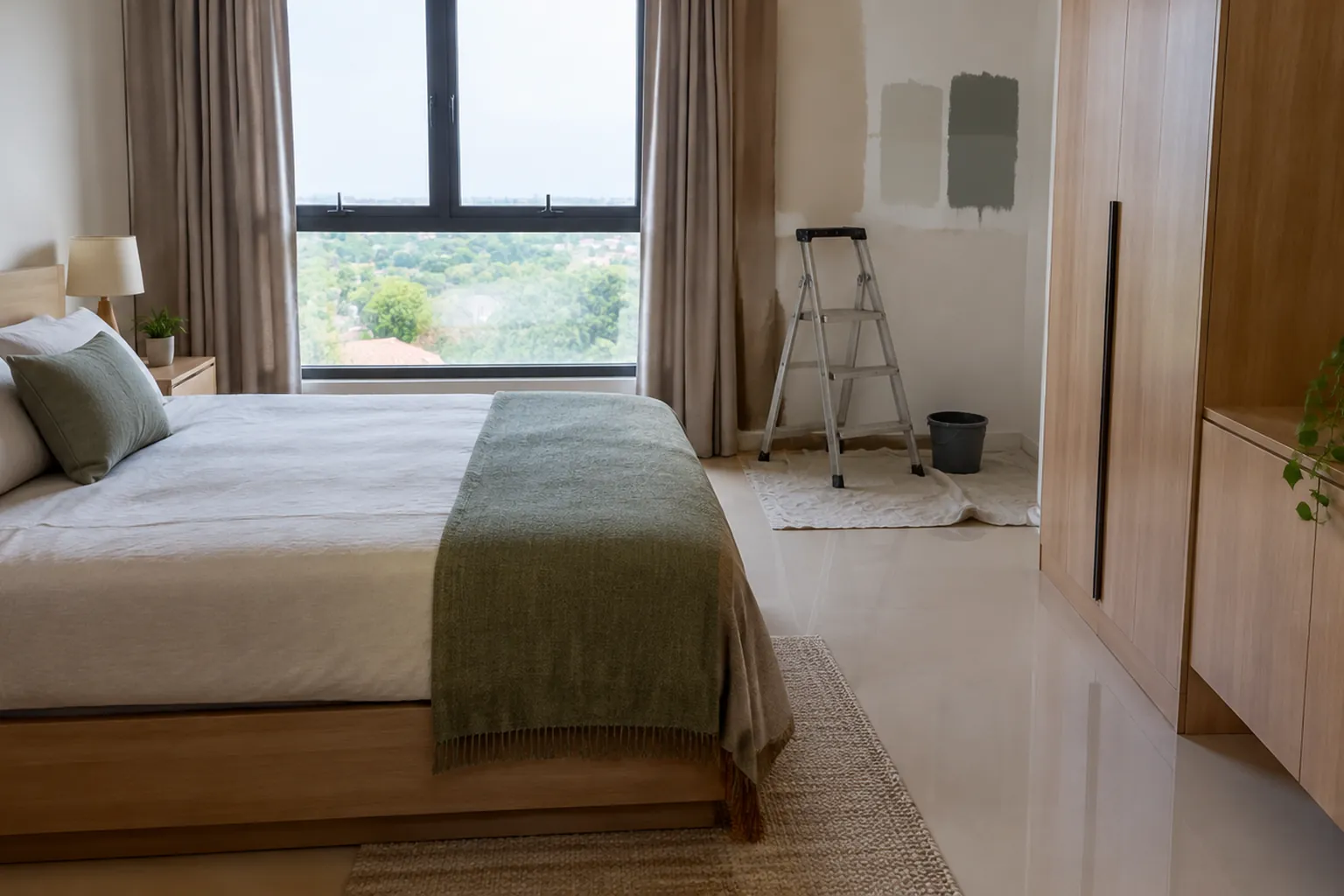Kamar tidur biasa.