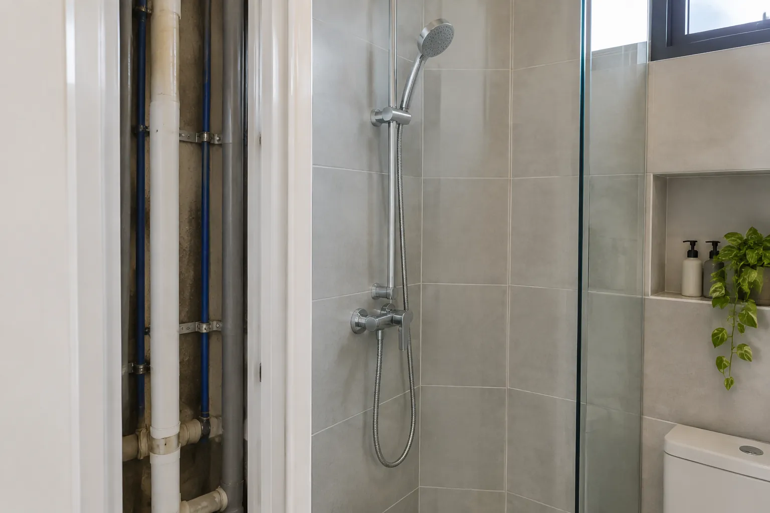 Area shower dan pipa.