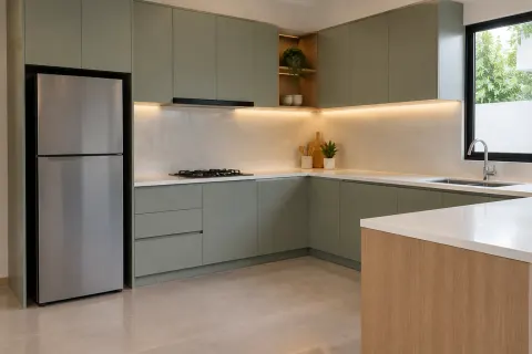 Kitchen set selesai.