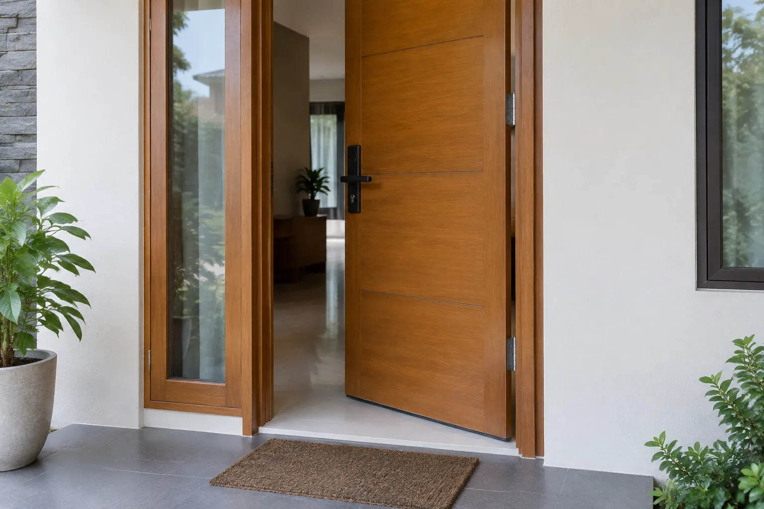 Pintu jadi.