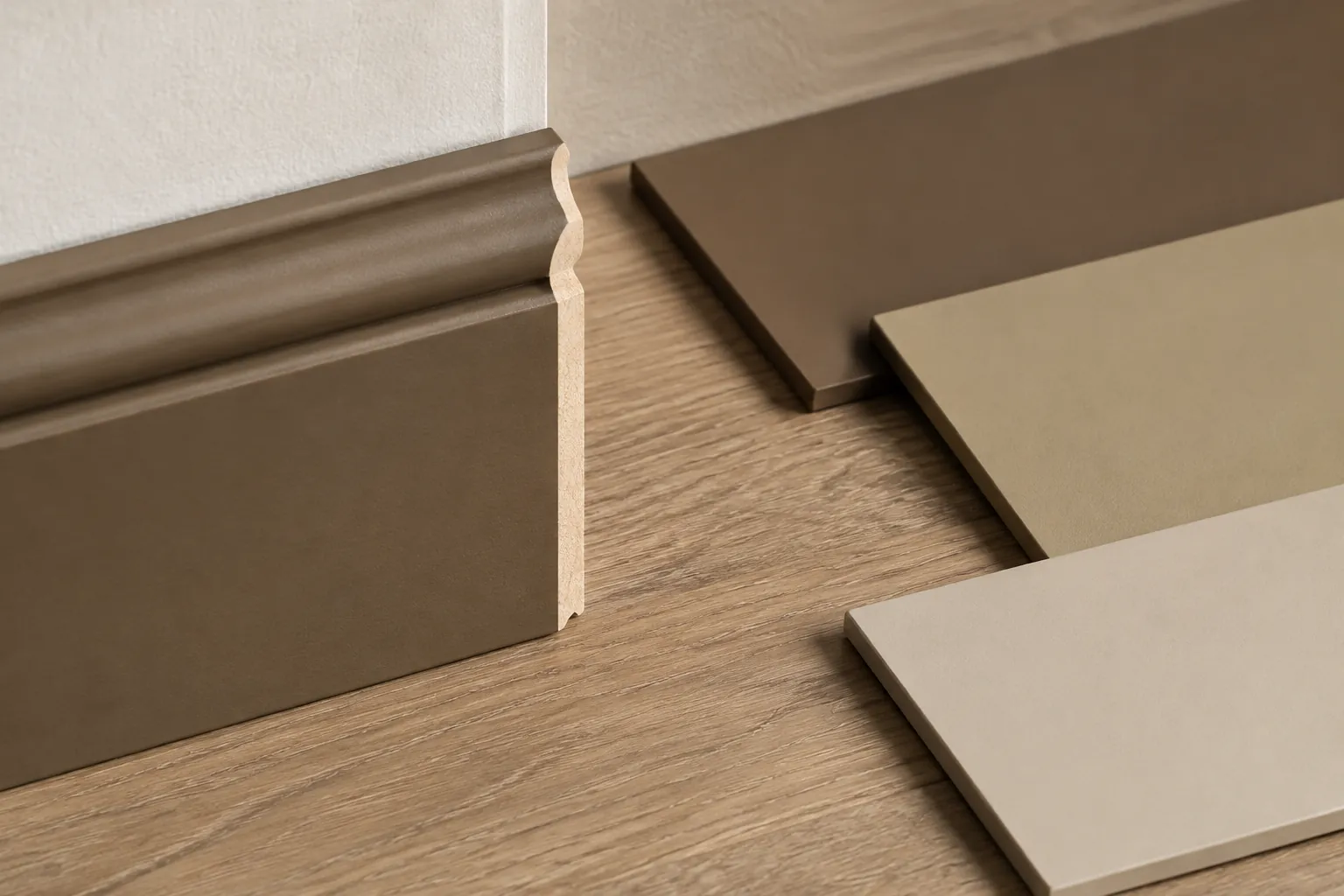 Sampel warna trim dan profil dinding