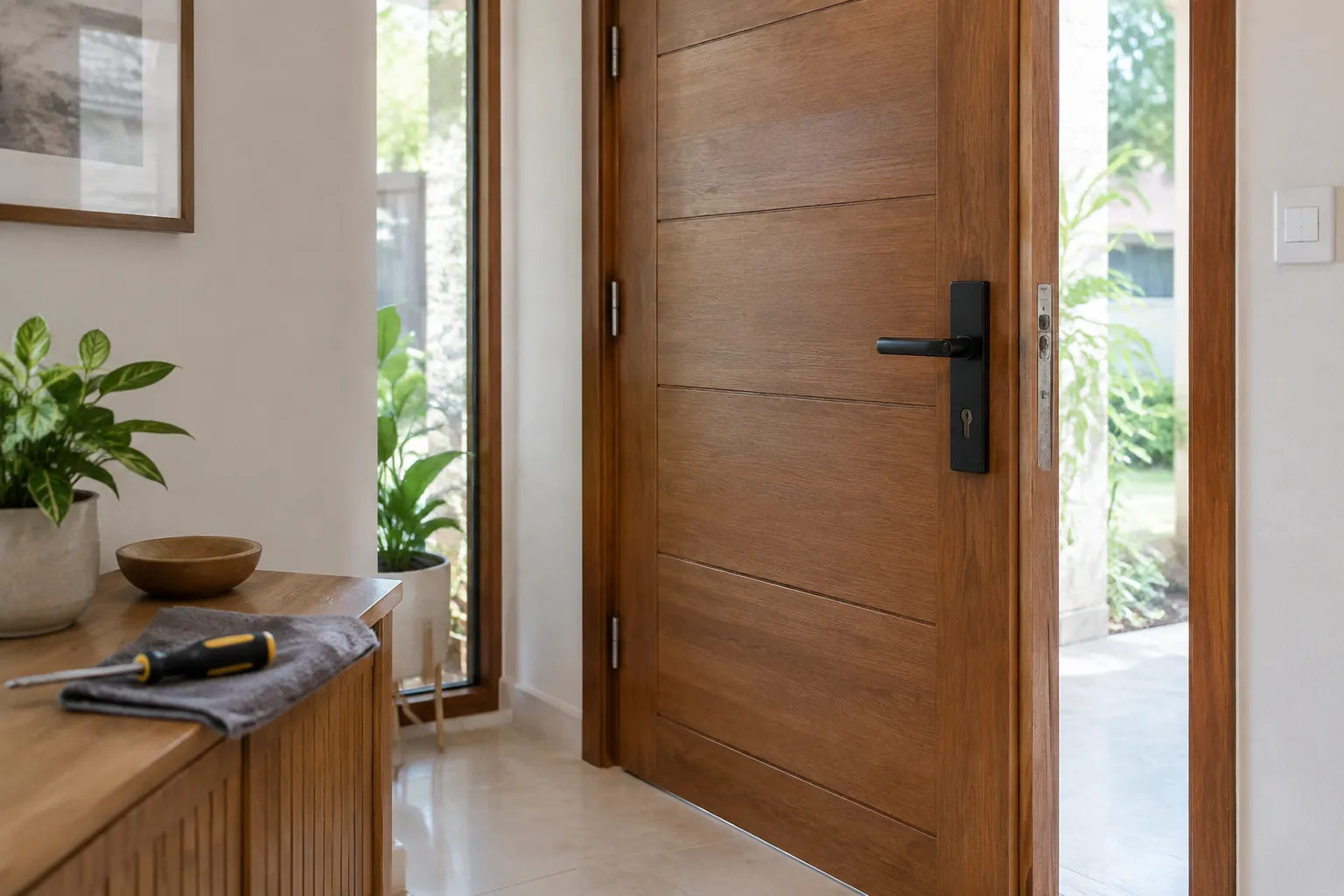 Pintu jadi.