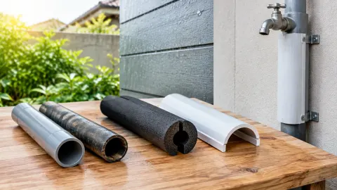 Contoh pelindung pipa untuk area luar rumah