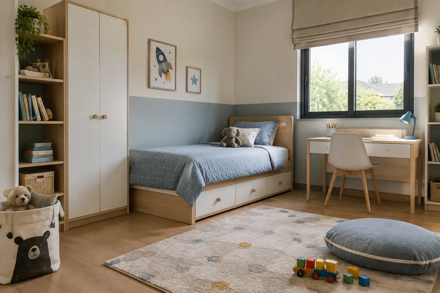 Kamar tertata.