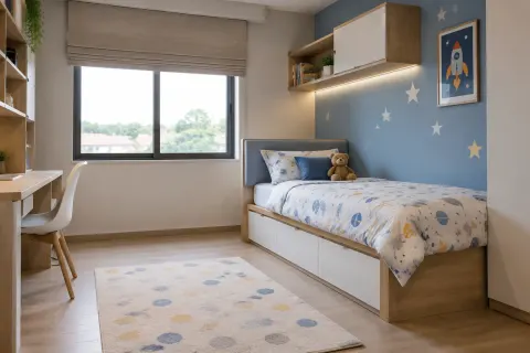 Kamar anak selesai.