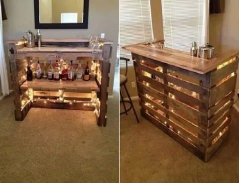 DIY: Ingin Memiliki Mini Bar? Cobalah Membuatnya Sendiri dari Barang Tidak Terpakai Ini