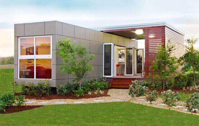 rumah kecil modular prafabrikasi