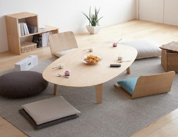 Desain Ruangan Kecil Minimalis dengan Furniture ala Jepang Modern