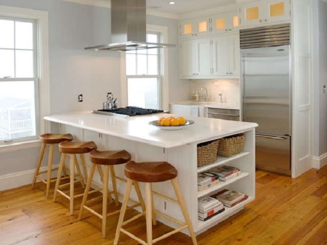 model peninsula untuk dapur kecil