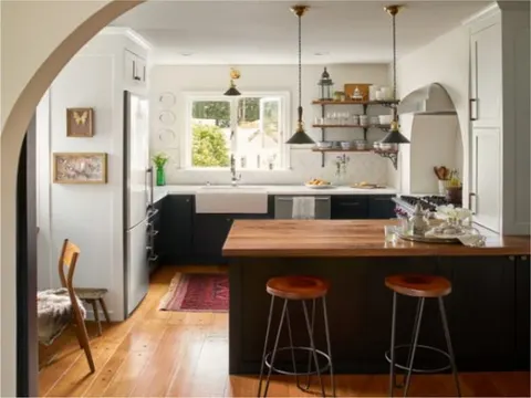 Desain Dapur Peninsula, Dapur Rumah Kecil yang Fungsional
