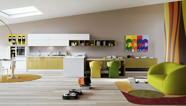 Gaya interior pop art