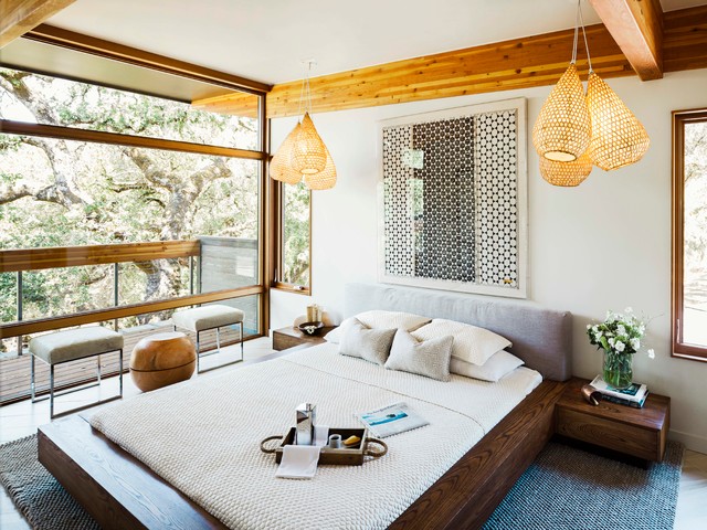 Desain kamar tidur gaya mediterania