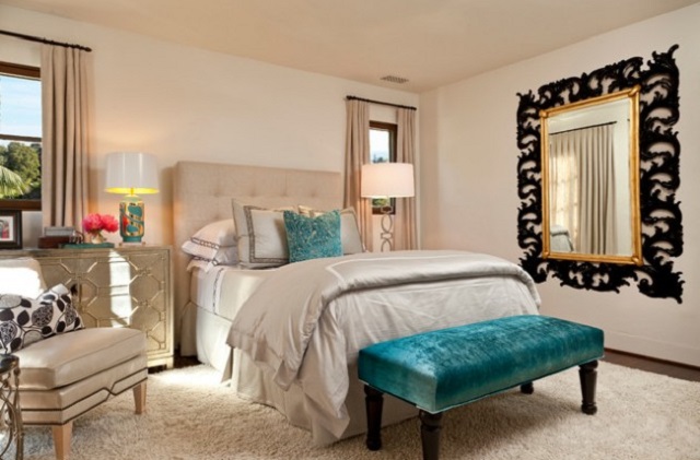 Desain kamar tidur gaya mediterania
