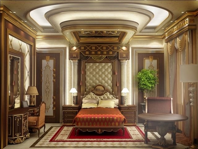 Desain kamar tidur mewah