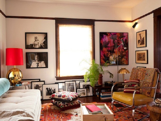 bohemian style interior