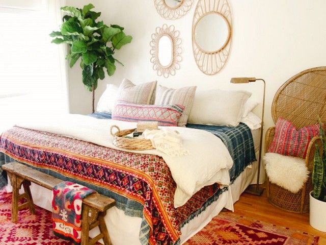 dekorasi kamar bohemian