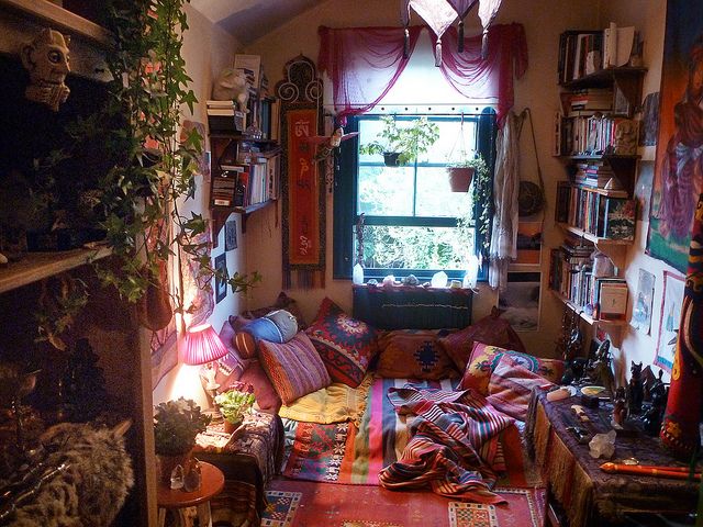 dekorasi kamar bohemian