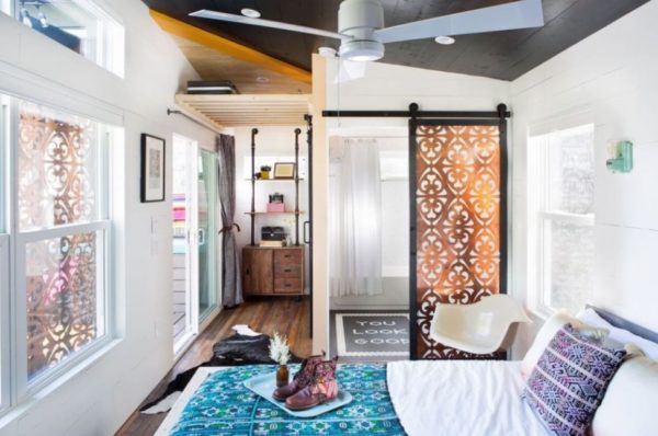 interior kamar tidur rumah kecil