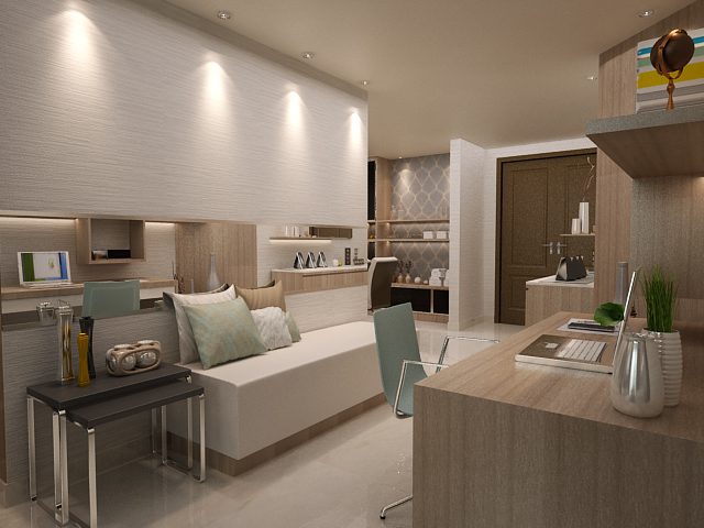 dekorasi interior apartemen minimalis