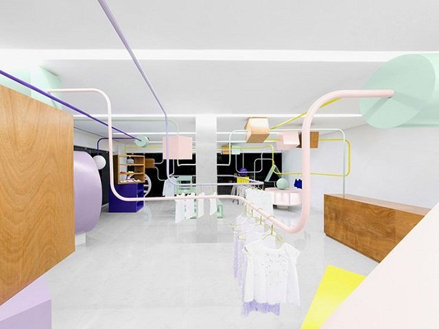 desain interior butik unik