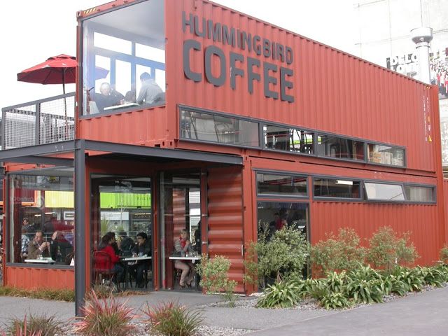 Desain kafe kontainer