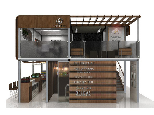 Desain kafe kontainer