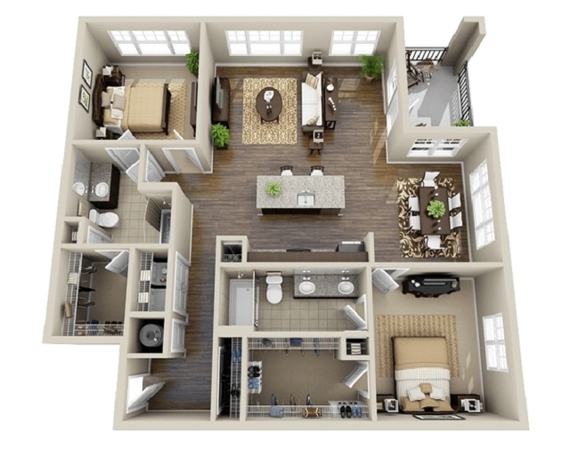tipe apartemen